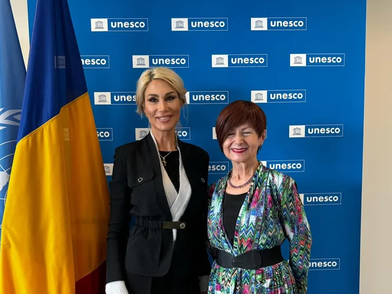 Turcan s-a întâlnit cu delegatul permanent al României la UNESCO. Discuții despre dosarul Brâncuși - Foto: Facebook/ Raluca Turcan