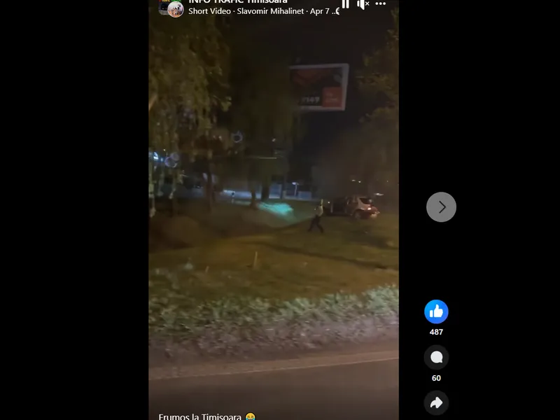 Urmărire ca în filme: Un Mercedes ML plin cu migranți fuge de poliție, se trage cu pistolul - Foto: Facebook/captură video