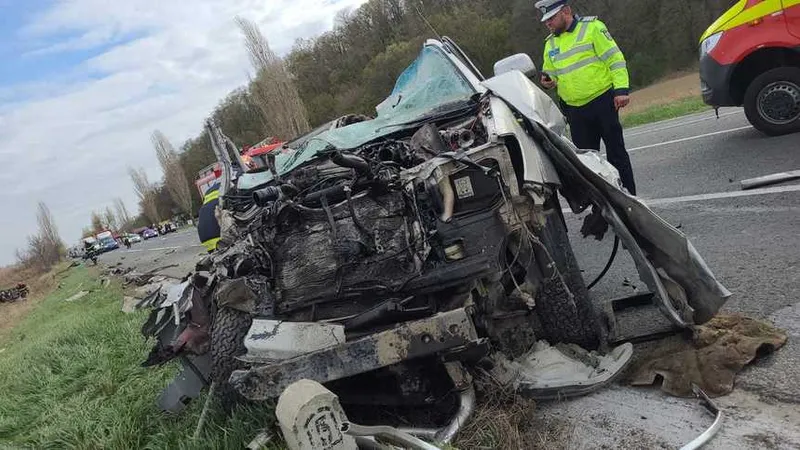 Un şofer în vârstă de 78 de ani a omorât trei oameni la Răcăciuni. Alte trei persoane, rănite grav. / Foto: news.ro