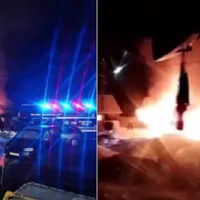Incendiu de proporții în zona pârtiilor Cavnic. Pompierii intervin de urgență Foto: Antena3 (captură video)