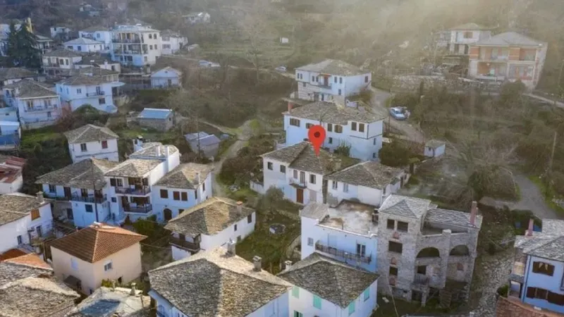 Locația casei care se vinde cu 50.000 de euro în Thassos Foto: tospitimou.gr