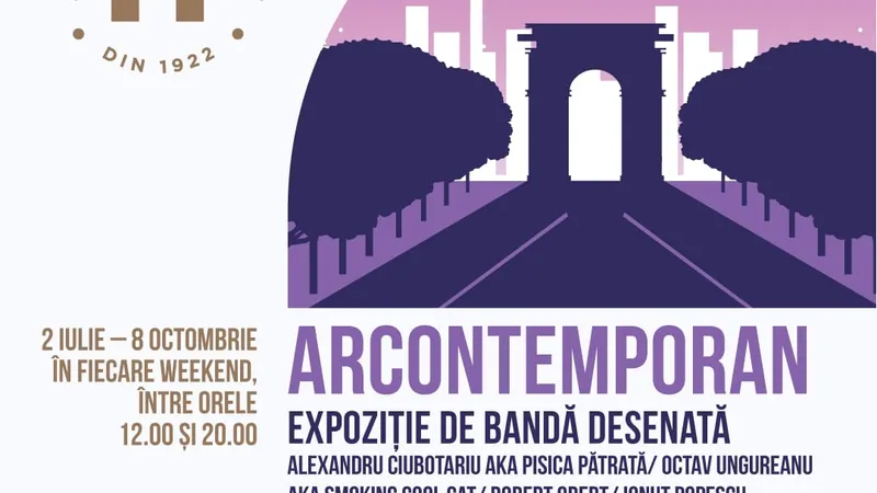 Afișul de informare al expoziției- Foto: FACEBOOK