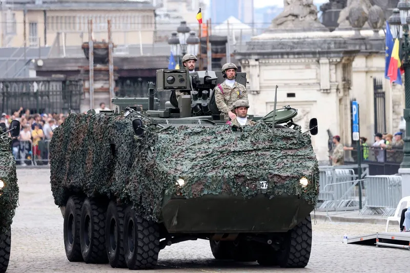 Armata ar putea începe să patruleze pe străzile capitalei belgiene începând cu 8 aprilie 2026