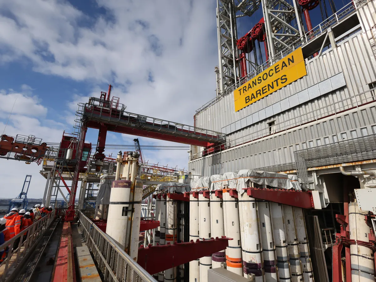 Platforma de foraj Transocean Barents - Foto: INQUAM PHOTOS/George Călin