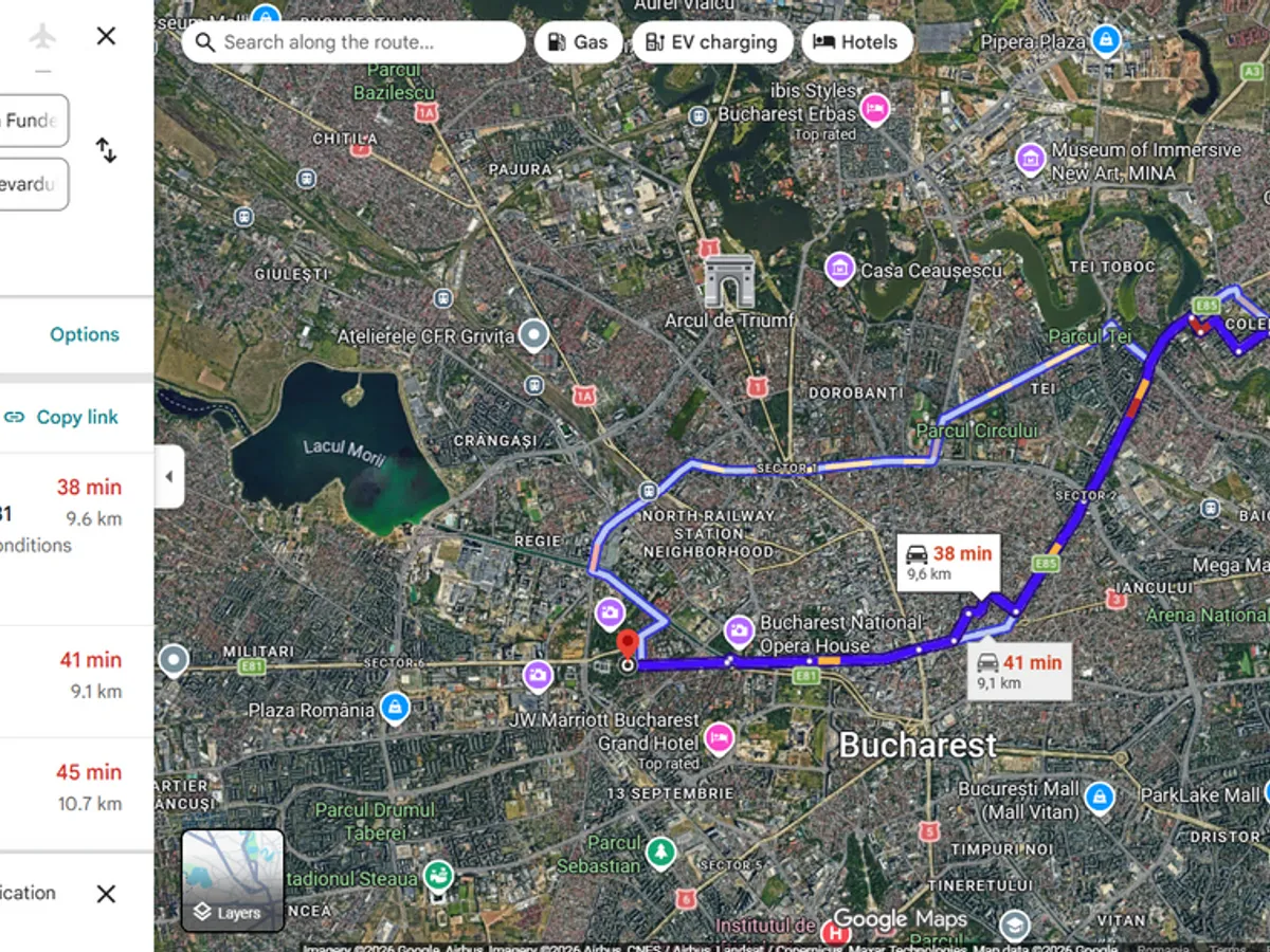 Drum Fundeni - Cotroceni - Foto: Google Maps