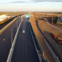 Cum arată primul ciot de 10 kilometri al A0 - Centura București care este gata - Foto: captură video