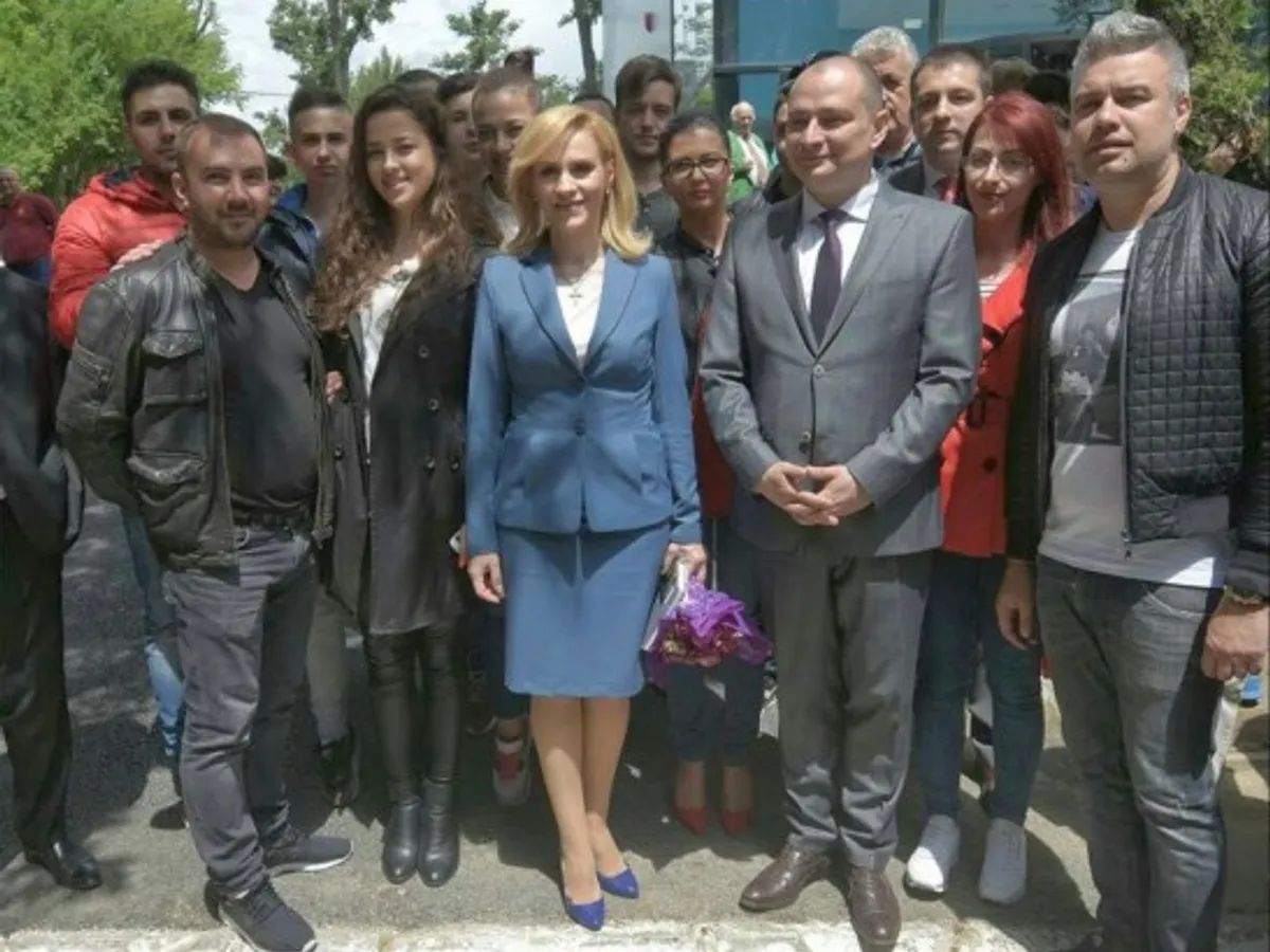Gabriela Firea și Daniel Băluță/ FOTO: Facebook