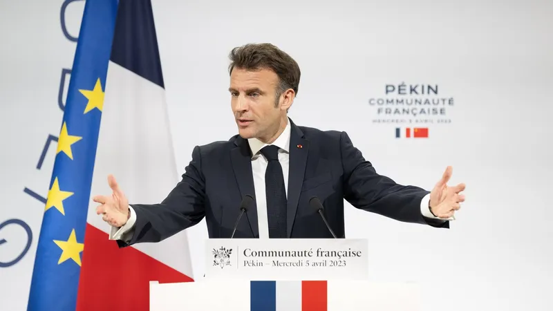 Președintele francez Emmanuel Macron - Foto: Profimedia Images