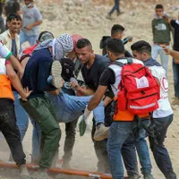 150 de răniţi în Cisiordania, după ciocniri între militanții palestinieni și militarii israelieni. Foto france24.fr