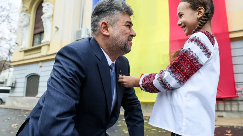 Ciolacu: „Speranţa acestei naţiuni stă în copiii săi. La mulţi ani, România! La mulţi ani, români!” - FOTO: Facebook/Marcel Ciolacu
