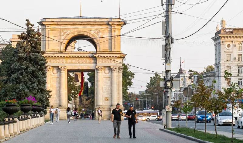 Arcul de Triumf din centrul Chişinăului - Foto: Wikipedia/Photobank MD/CC0 1.0