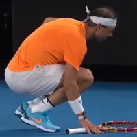 VIDEO Spaniolul Rafael Nadal a fost eliminat surprinzător, în turul al doilea de la Australian Open - Foto: captură video Twitter