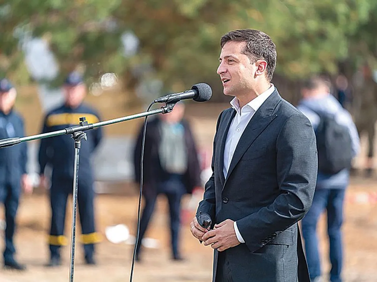 Premierul Ucrainei, Volodimir Zelensky