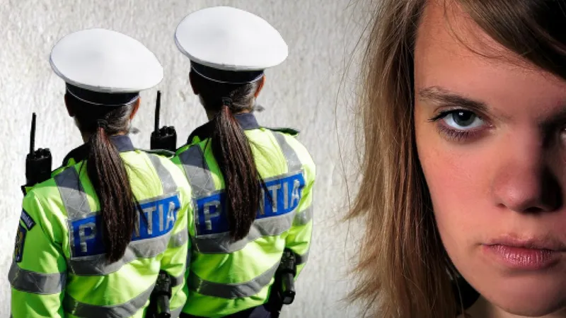 O femeie a sărit să bată două polițiste cu pumnii și picioarele. Pe una dintre ele a udat-o cu urină - Foto: Profimedia Images - Caracter ilustrativ