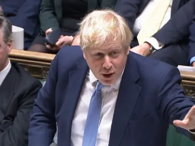 Boris Johnson merge la Kiev: „Marea Britanie va continua să apere suveranitatea Ucrainei"/FOTO: Skynews