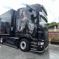 Parada titanilor șoselelor: „Dracula”, cel mai tare TIR din România, tunat cu 60.000 € - Foto: Facebook/INFOTRUCKER