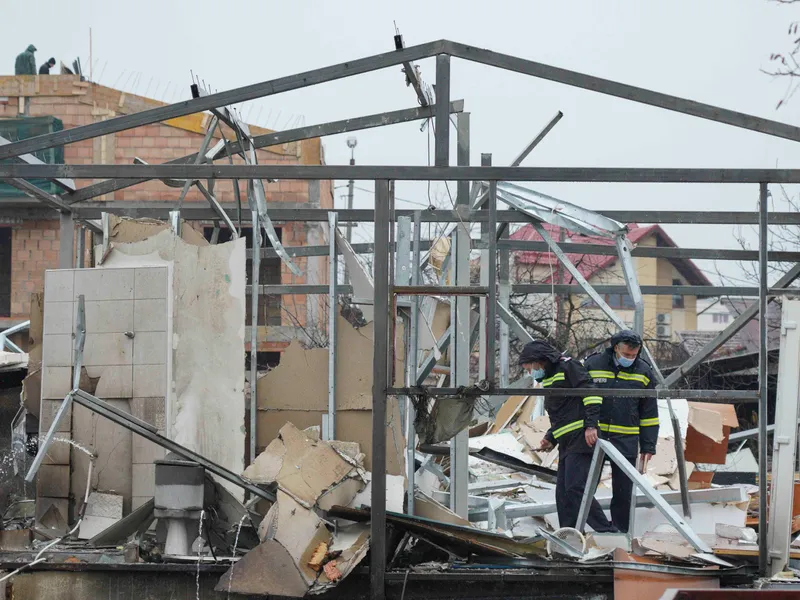 Explozie devastatoare într-o pensiune din Cluj-Napoca, după o acumulare de gaze/FOTO: Inquam Photos/Raul Stef