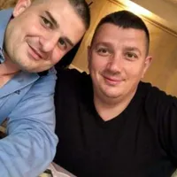 Luptătorul Mircea Rusu (stânga) și Alin Oiță în 2020 Foto: Facebook