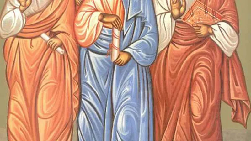 Sfinţii Apostoli Aristarh, Pud şi Trofim Foto: crestinortodox.ro
