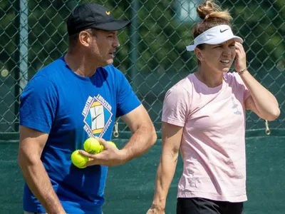 Daniel Dobre și Simona Halep - FOTO: eurosport