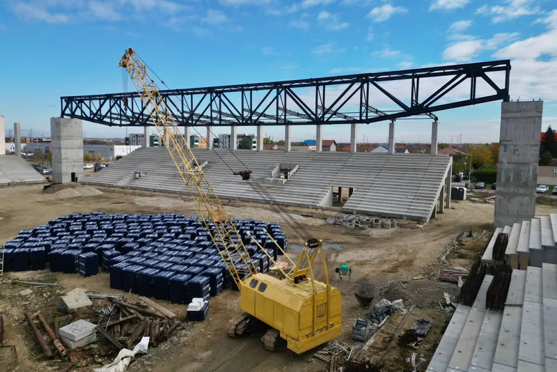 Consiliul Județean alocă 20 milioane lei pentru finalizarea Arenei Eroii Timișoarei - Foto: Facebook/Alfred Simonis