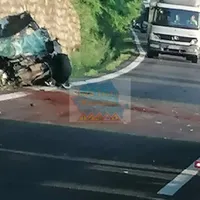 Accident grav pe DN 7 - Foto: Centrul Infotrafic