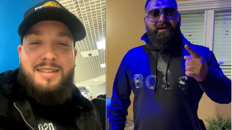 Lindon Duduianu a chemat live poliția să-l aștepte la Otopeni. Anaser Duduianu face live-uri în SUA Foto: Facebook