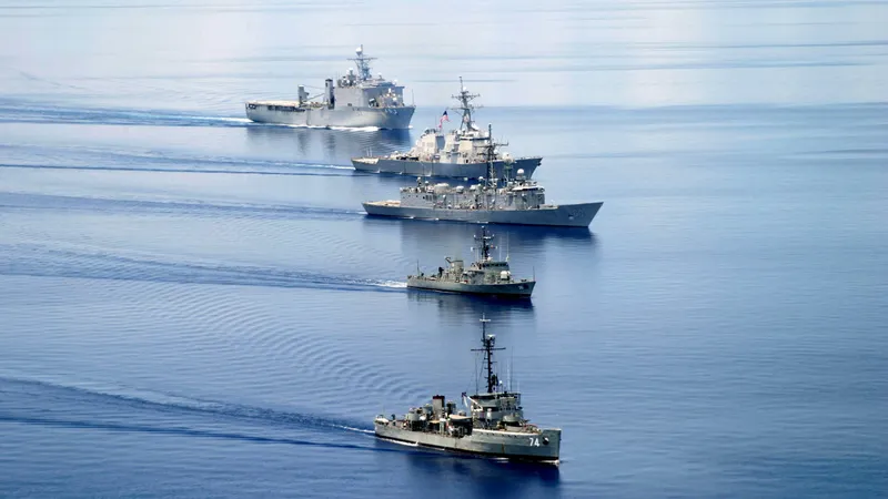 Nave militare ale Chinei au folosit tunuri de război împotriva navelor Filipinelor - Foto: militarytimes.com (imagine cu caracter ilustrativ)