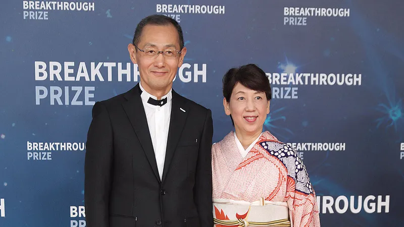 SUCCES Shinya și Chika Yamanaka, la ceremonia decernării premiului Breakthrough, la Centrul NASA din Mountain View, California, în 2019 - Foto: Getty Images