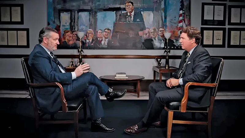 Tucker Carlson și Ted Cruz