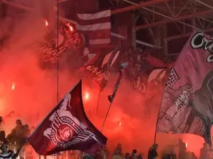 Suporterii FCSB, ironizați de ultrașii Rapidului chiar înainte de sărbătoarea de pe Arena Națională
