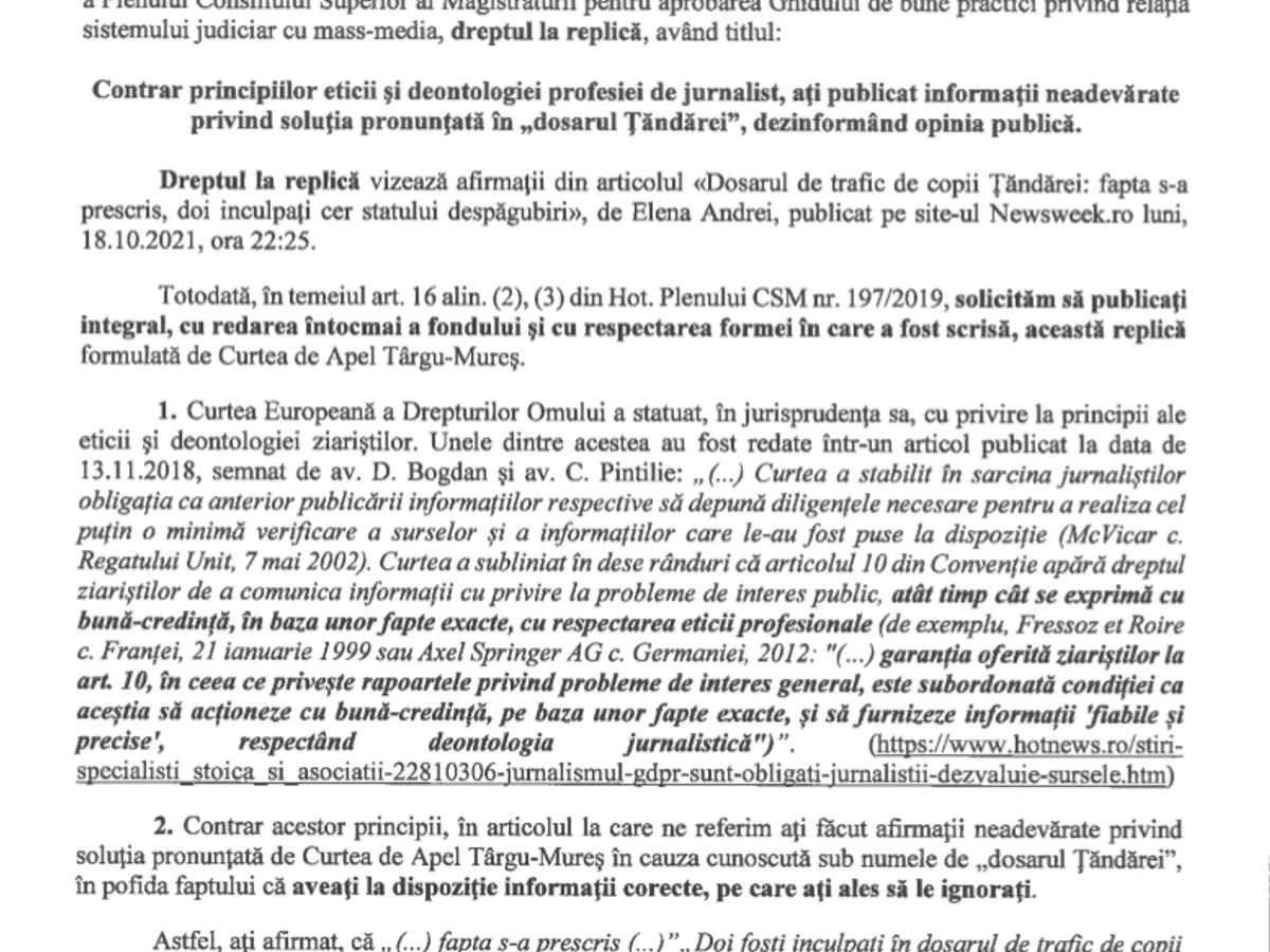 curtea de apel Tg.Mureș