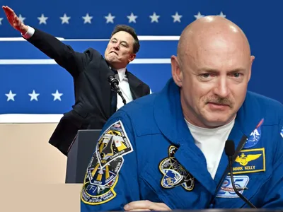 Elon Musk îl acuză pe fostul astronaut american Mark Kelly că „trădează”... Rusia, vizitând Ucraina - Foto: Profimedia images