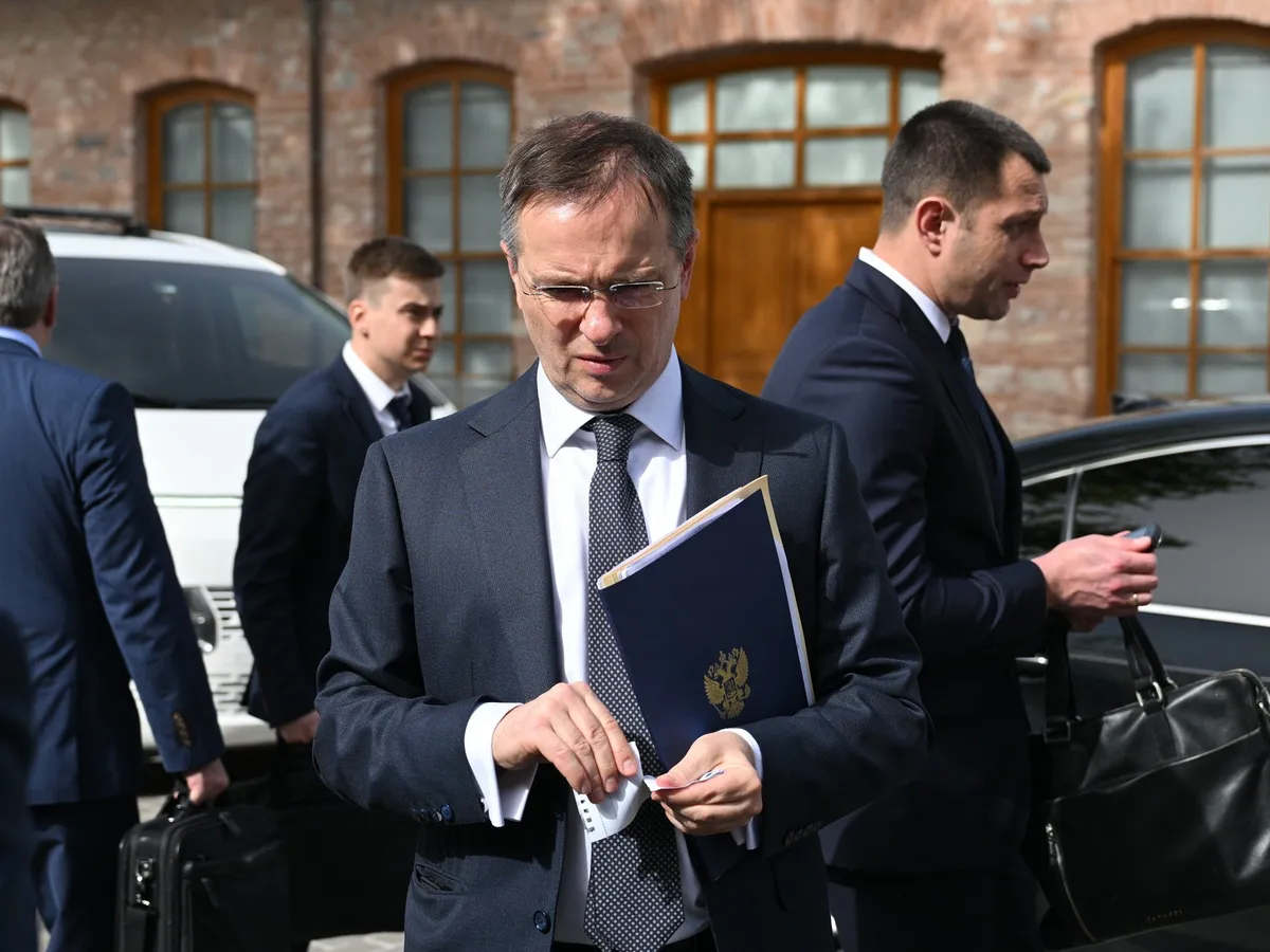 Vladimir Medinsky, consilier prezidențial al Rusiei, șeful delegației ruse la Istanbul - Foto: Profimedia Images (imagine cu rol ilustrativ)