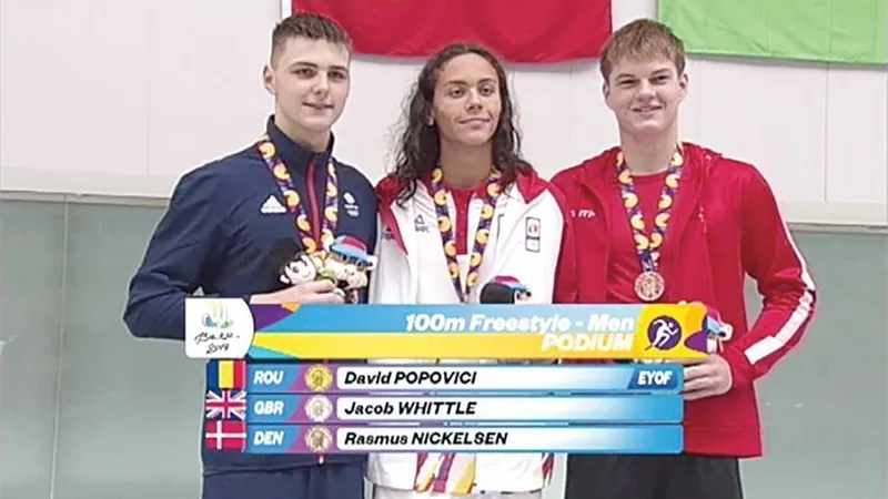Pe podium la Baku