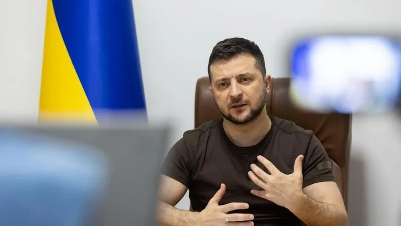 Zelenski acuză barbaria Rusiei/Foto: president.gov.ua