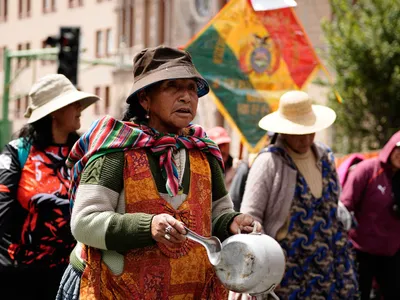 Manifestații după eliminarea subvențiilor la carburanți în Bolivia - Foto: Profimedia Images