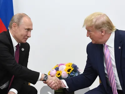 Vladimir Putin și Donald Trump - Foto: Profimedia Images (arhiva)