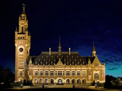 Palatul Păcii, din Haga, sediul Curţii Internaţionale de Justiţie - Foto: Wikipedia/Lybil BER/CC BY-SA 4.0