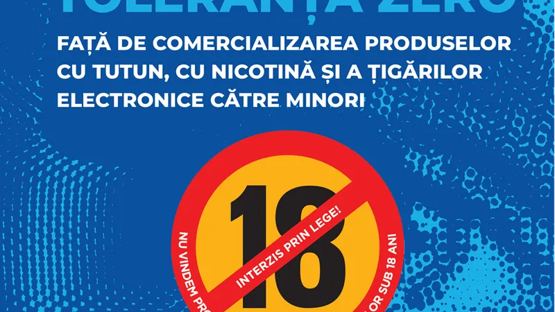 BAT: Toleranță 0 față de comercializarea produselor cu tutun și a țigărilor electronice către minori