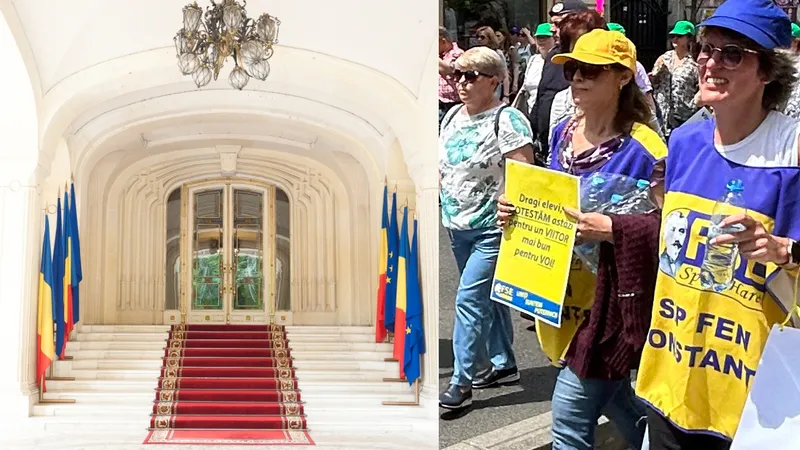 Un muncitor la Cotroceni ia cu 1.000 lei mai mult ca un profesor debutant - Foto: Colaj