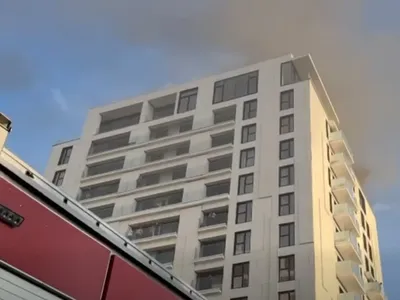 Incendiu la un apartament din One Cotroceni - Foto: captură video