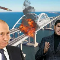 Podoliak: „Podul lui Putin” trebuie distrus. Pe acolo trec armele care atacă Ucraina/FOTO: Colaj Newsweek
