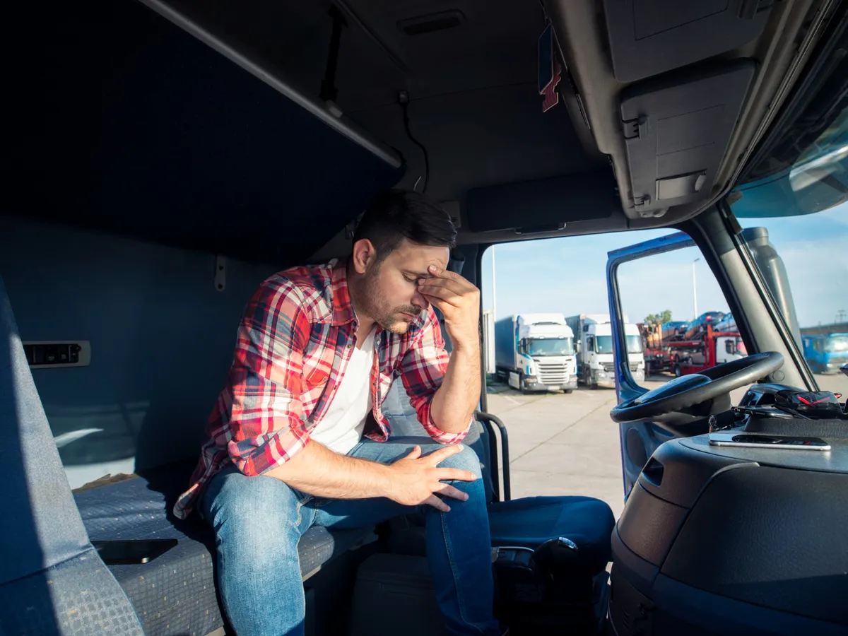 Șofer de camion supărat - Foto: Freepik (rol ilustrativ)