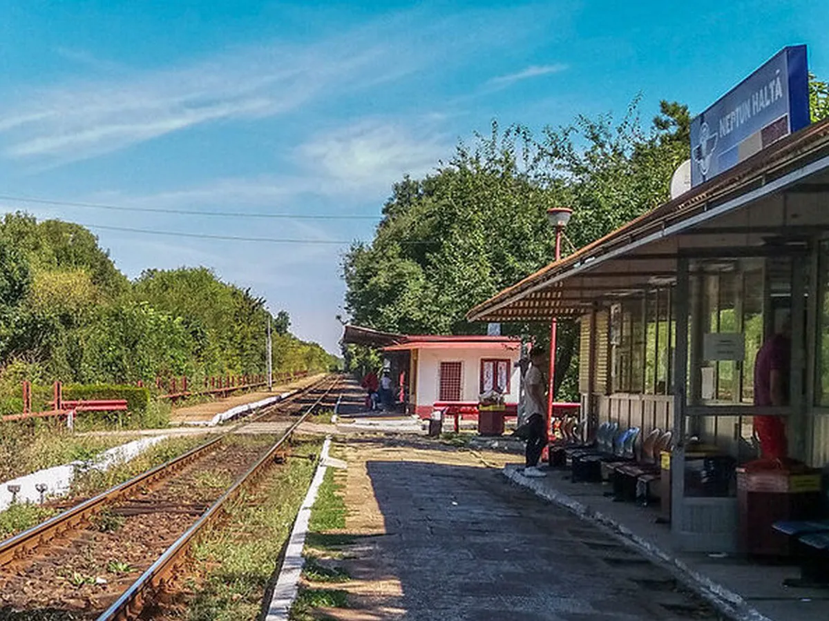CFR modernizează Halta Neptun cu 3.300.000 €. Case de bilete și WC-uri, în containere modulare - Foto: europapress.ro