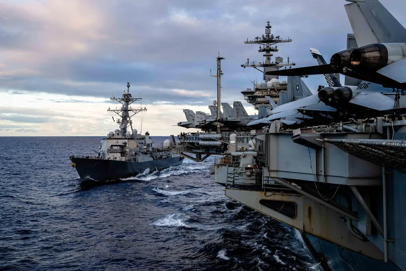 Grupul naval de atac al SUA a ajuns &icirc;n Orientul Mijlociu - Foto: Profimedia Images (imagine cu rol ilustrativ)