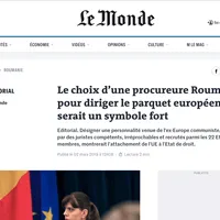 Le Monde o vede pe Kovesi ca cea mai potrivită candidată, în ciuda candidatului francez/FOTO: lemonde.fr