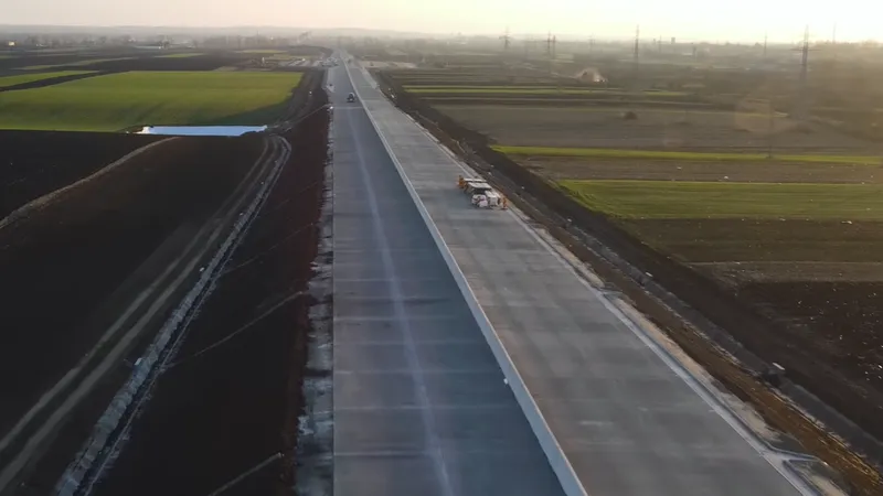 VIDEO Prima „autostradă nemțească” din România se deschide înainte de 20 decembrie și are 5 km