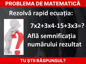 Problemă de matematică Foto: Newsweek