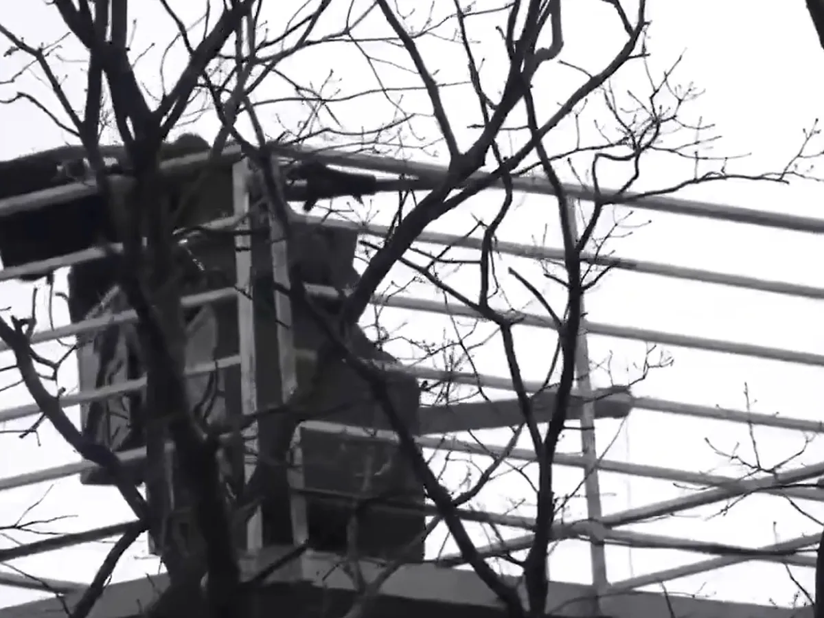 Turelă automată care lovește drone - FOTO Captură video  militarynewsUA